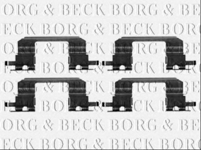 BORG & BECK bbk1447 -  Комплектующие, колодки дискового тормоза